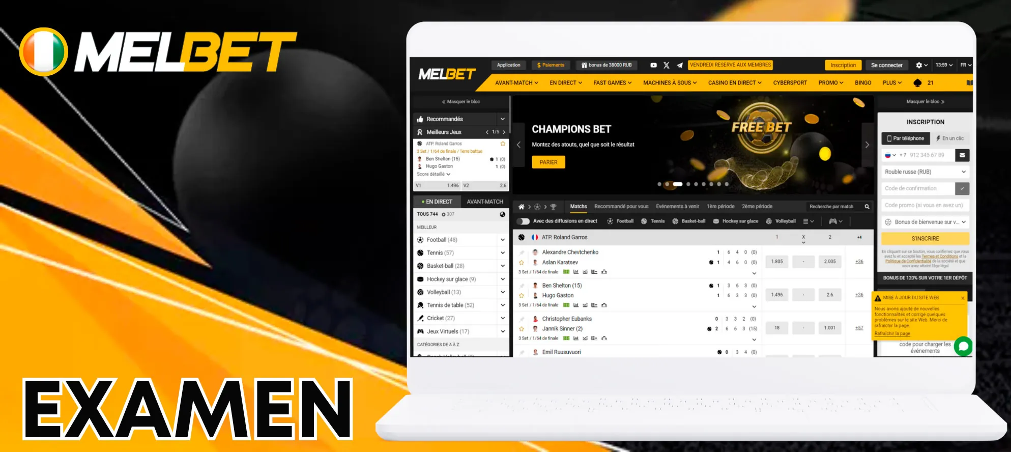 Avis complet sur Melbet Bet en C&ocirc;te d'Ivoire