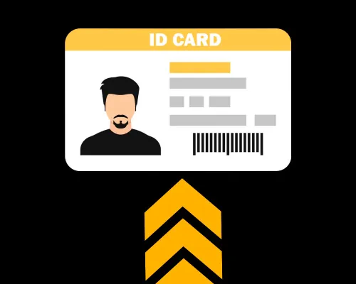 Carte d'identit&eacute; pour la v&eacute;rification Melbet