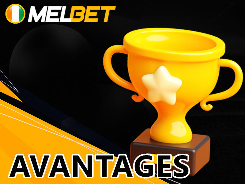 Avantages du casino Melbet Côte d'Ivoire