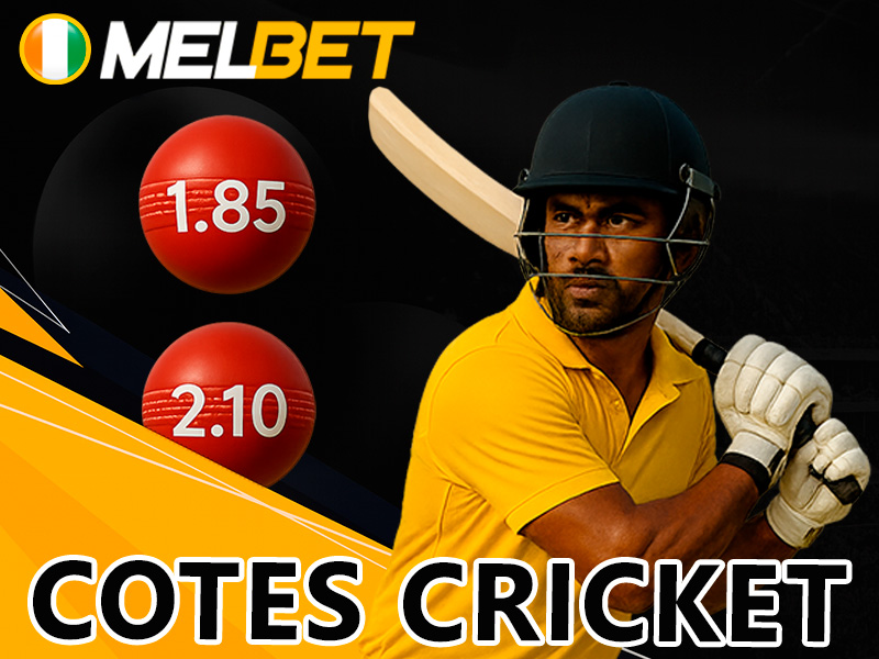 Explication des cotes de paris sur le cricket Melbet