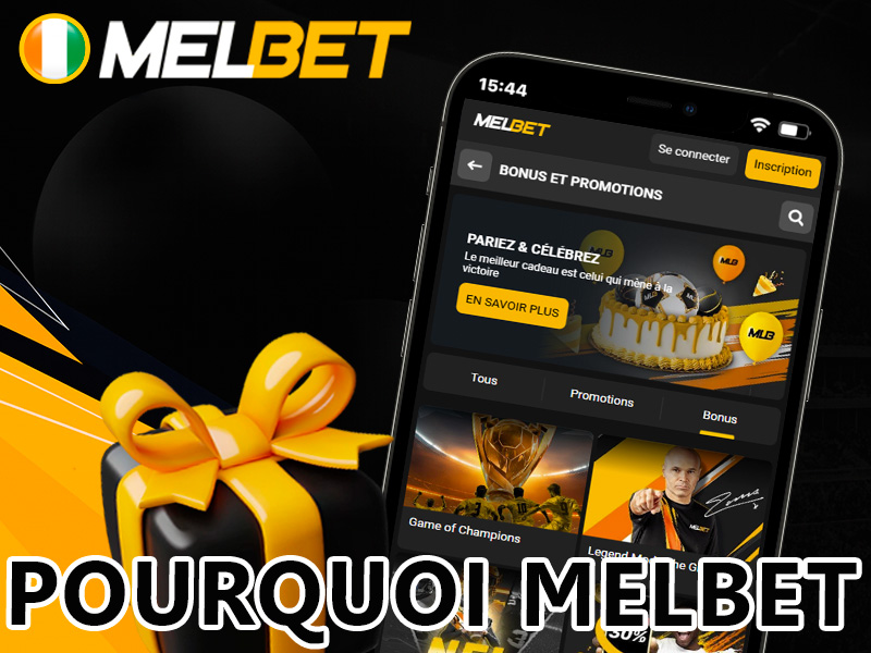 Capture d’écran de la page des codes promotionnels Melbet