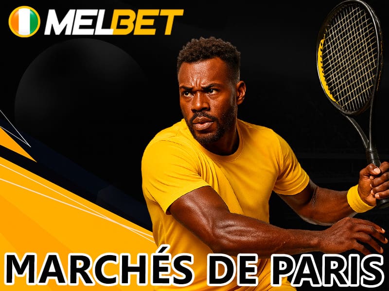 Principaux marchés de paris tennis disponibles sur Melbet